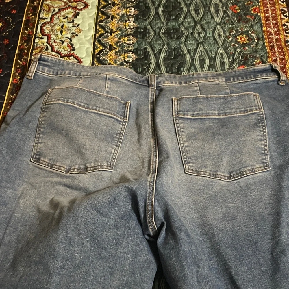 Belle*Isle by Torrid Classic Blue Women's Wide Ankle Jeans - Picture 6 of 6